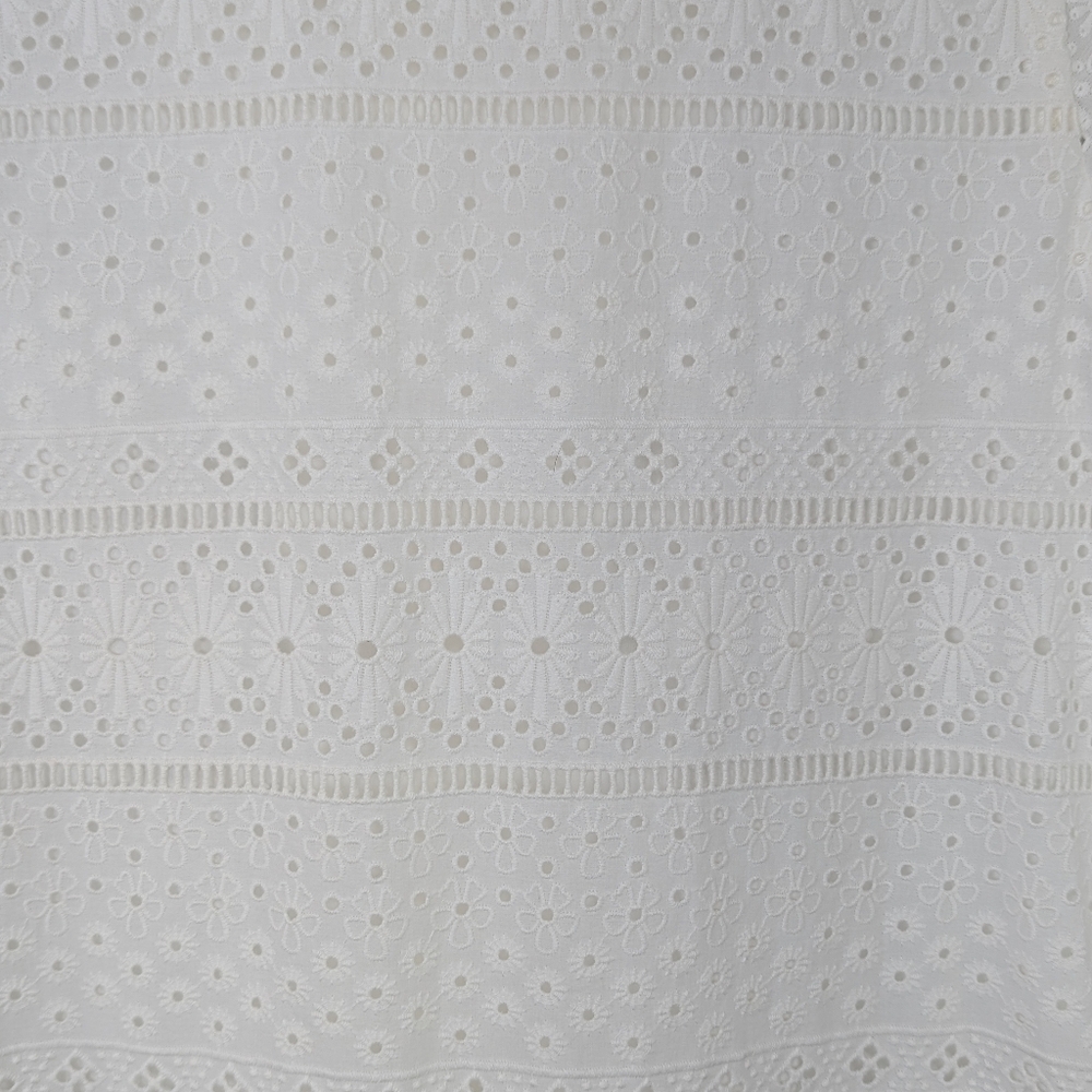 Cartolina Nantucket Ophelia White Eyelet Lace Dress Size Small - Picture 7 of 13